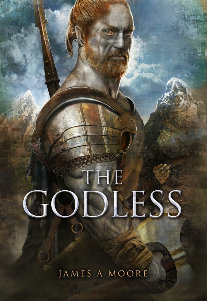 The Godless by James A Moore book cover